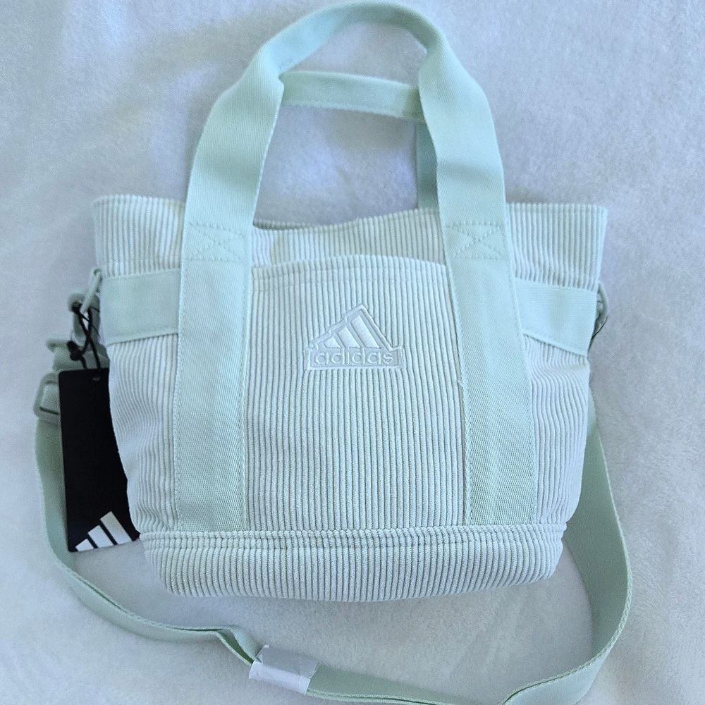 Adidas👟 Corduroy Mini Tote In Linen Green💚 - NWT